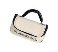 Creative Bow Make Up Bag Large Capacity Travel PU Cosmetic Organised Portable Toiletries Bags Storage Bags for Women Make Up Bag for Daily Use, beige, Mass beauty