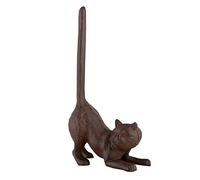 Creative Brands Cast Iron Paper Towel Holder, 9.5-Inches Tall, Cat