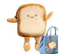 Creative Bread Coin Purse - Mini Wallet with Keychain Clip, Multifunctional Carrying Case | Practical Storage for Cards, Coin, Small Accessories, Earphones, Cables, Cash Or Pocket Items for Women