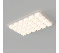 Creative bubble ceiling light, simple cream style ceiling light, warm and romantic room, dining room light, living room light, bedroom light,110cm