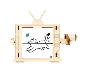 Creative Building Toys Assembling Models - Science Educational Science Experiment and Initiation Kit - Crank Animation Machine Set | Girls Boys Ann Gift