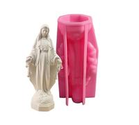 Creative Candle Holder Sturdy Silicone Shaped Smooth Surface Portable Practical Craft Supplies for Customized Design