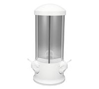Creative Candy Nut Dispenser Three Compartment Machine for Home Office, Easy Clean PE Material, Press To Dispense, Happy Moments