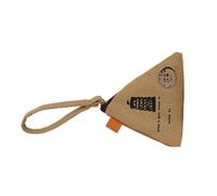 Creative Canvas Zongzi Coin Bag Ethnic Patterned Rice Dumpling Shaped Wallet for Organizing Trinket Travel Rudiments
