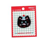 Creative Cartoon Animal Embroidery Patches Friendly Polyester Embroidery Sticker for Notebooks Kids Activities Sticker for Notebook Decoration