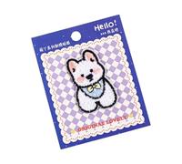 Creative Cartoon Animal Embroidery Patches Friendly Polyester Embroidery Sticker for Notebooks Kids Activities Sticker for Notebook Decoration
