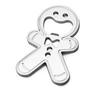 Creative Cartoon Doll Bottle Opener Keychain Multifunctional Gingerbread Person Bottle Opener Refrigerator Sticker Anime Gift