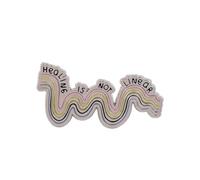 Creative Cartoon Metal Badge with Funny Quotes Unique Design Badge for Fashion Accessories and Individual Styles Humorous Quote Enameled Pin