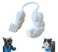 Creative Cat Muscle Arm, 3D Print Cat Collar with Muscle, Cat Neck, Pet Toy, Cosplay for Kittens, Cat Birthday Party Accessories