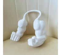 Creative Cat Muscle Arms, 3D Printed Cat's Neck Arm with Muscle, Funny Pet Props Hanging Arm for Kitten Birthday Party Supplies