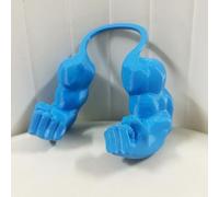 Creative Cat Muscle Arms, 3D Printed Cat's Neck Arm with Muscle, Funny Pet Props Hanging Arm for Kitten Birthday Party Supplies