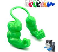 Creative Cat Muscle Arms, Cat Collar With Arms Middle Finger, 3D Printed Cats Muscle Arm Neck, Funny Halloween Costume Accessory, Pet Cats With Muscular Arm For Kitten Birthday Party Supplies(Green,B)