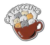 Creative Cats Pattern Letter Drip Oil Pins Allergy Resistant Alloy Pet Brooches Jewelry Teens Adults Alloy Animal Themed Pins