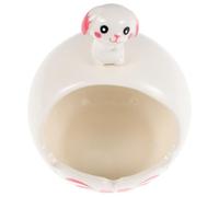 Creative Ceramic Rabbit Ashtray for Cars Cute Indoor Decorative Use