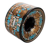 Creative Ceramic Windproof Ashtray with Funnel Design for Patio Tabletop