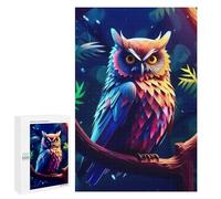 Creative Challenge - Amazing Owl 3d, 1000 PCS, Displayable Picture Puzzle, New Year Party Activity - for A Rewarding Weekend Challenge