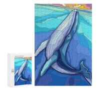 Creative Challenge - Animals Art Decoration, 300 PCS, Wooden Jigsaw Puzzle for Adults, New Year Puzzle Gift - to Assemble, Frame And Display