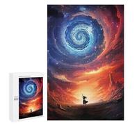 Creative Challenge - Anime Black Hole Creator, 1000 PCS, Wooden Art Puzzle, New Year Decoration; for Couples, Friends And Family