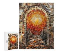 Creative Challenge - Archway to The Sun Mosaic, 500 PCS, Decorative Jigsaw for Grown-Ups, Festive Gift for Adults, for Relaxing Solo Or Group Play