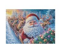 Creative Challenge Awaits with Reindeer Forest Wildlife Wild Nature Rural Countryside 300 Piece Adult Puzzle Fun Engaging And Ideal for Home 300 PCS（40x28cm）