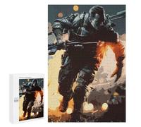 Creative Challenge - Battlefield, 1000 PCS, Wooden Brain Teaser for Adults, Festive Gift for Adults, for Mindful Indoor Entertainment