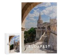 Creative Challenge - Budapest 1, 300 PCS, Displayable Picture Puzzle, New Year Party Activity - for A Rewarding Weekend Challenge