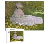 Creative Challenge - Claude Monet Springtime, 500 PCS, Challenging Puzzle for Adults, New Year Gift, for Screen-Free Relaxation at Home