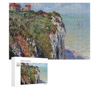 Creative Challenge - Cliff at Dieppe by Monet, 300 PCS, Challenging Puzzle for Adults, New Year Gift, for Screen-Free Relaxation at Home
