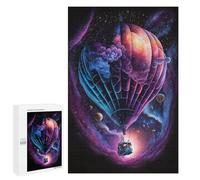 Creative Challenge - Cosmic Balloon Adventure, 1000 PCS, Adult Picture Puzzle, Screen-Free Activity - to Assemble, Frame And Display