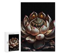 Creative Challenge - Devils Lotus, 300 PCS, Adult Wooden Jigsaw, Gift for Puzzle Lovers, with A Decorative Finished Picture