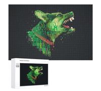 Creative Challenge - Digital Dragon Code Art, 1000 PCS, Challenging Puzzle for Adults, Holiday-Season Gift, for Relaxing Solo Or Group Play