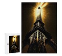 Creative Challenge - Eiffel Tower, 300 PCS, Adult Wooden Jigsaw, Thoughtful Present; for Shared Table Time
