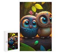 Creative Challenge - Enchanted Forest Owls -2, 1000 PCS, Wooden Jigsaw Puzzle for Adults, Screen-Free Activity - for Quiet Evenings And Focused Play