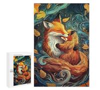Creative Challenge - Fox Family Embrace, 1000 PCS, Decorative Jigsaw for Grown-Ups, Family Puzzle Night, for Screen-Free Relaxation at Home