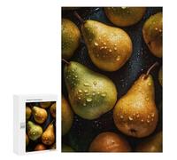 Creative Challenge - Fresh Pears, 300 PCS, Wooden Picture Puzzle for Grown-Ups, New Year Puzzle Gift; for Couples, Friends And Family