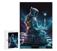 Creative Challenge - Galactic Chess Master, 300 PCS, Displayable Picture Puzzle, Year-End Present; for Couples, Friends And Family