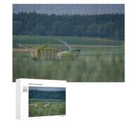 Creative Challenge - Harvester Doing Its Thing, 300 PCS, Challenging Puzzle for Adults, Seasonal Gift - for Detail-Focused Puzzlers