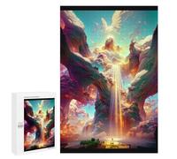 Creative Challenge - Heavenly Gateway, 1000 PCS, Adult Wooden Jigsaw, Weekend Puzzle Project, for Screen-Free Relaxation at Home