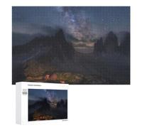 Creative Challenge - House in The Mountains, 1000 PCS, Decorative Jigsaw for Grown-Ups, Seasonal Home Décor, for Mindful Indoor Entertainment