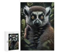 Creative Challenge - Lemur, 300 PCS, Challenging Puzzle for Adults, New Year Decoration - for A Rewarding Weekend Challenge