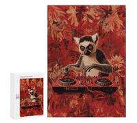 Creative Challenge - Lemur DJ in Jungle, 300 PCS, Challenging Puzzle for Adults, Seasonal Gift - for Detail-Focused Puzzlers