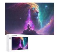 Creative Challenge - Leo's Cosmic Connection, 1000 PCS, Displayable Picture Puzzle, New Year Party Activity - for A Rewarding Weekend Challenge