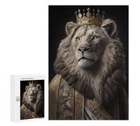 Creative Challenge - Lion Generative AI, 300 PCS, Challenging Puzzle for Adults, Seasonal Gift - for Detail-Focused Puzzlers