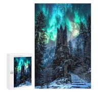 Creative Challenge - Lost Tower of The Shivering Skies, 1000 PCS, Jigsaw Puzzle for Adults, Mindful Gift for Adults, for Relaxing Solo Or Group Play