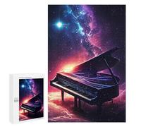 Creative Challenge - Magic Piano, 1000 PCS, Wooden Brain Teaser for Adults, Festive Gift for Adults, for Mindful Indoor Entertainment