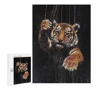 Creative Challenge - Marionette Tiger Puppet Art, 500 PCS, Jigsaw Puzzle for Adults, Seasonal Home Décor; for Shared Table Time