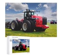 Creative Challenge - Modern Farm Tractors in Action, 1000 PCS, Wooden Jigsaw Puzzle for Adults, New Year Puzzle Gift - to Assemble, Frame And Display