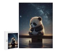 Creative Challenge - Panda Under The Stars, 500 PCS, Challenging Puzzle for Adults, New Year Puzzle Gift - for A Rewarding Weekend Challenge