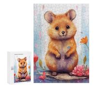 Creative Challenge - Quokka Animal, 300 PCS, Challenging Puzzle for Adults, New Year Puzzle Gift - for A Rewarding Weekend Challenge