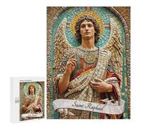 Creative Challenge - Saint Raphael Archangel, 500 PCS, Wooden Picture Puzzle for Grown-Ups, Festive Gift for Adults; for Shared Table Time